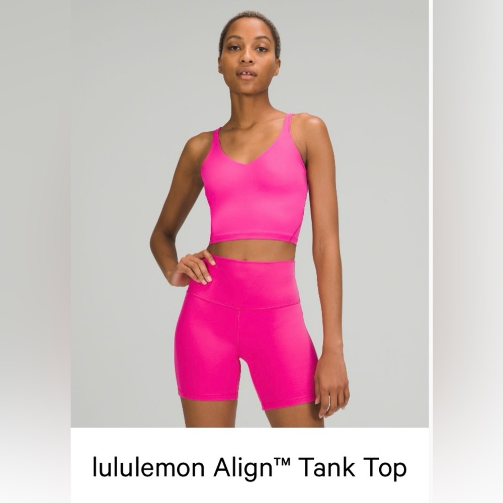 Lululemon align tank sonic pink
